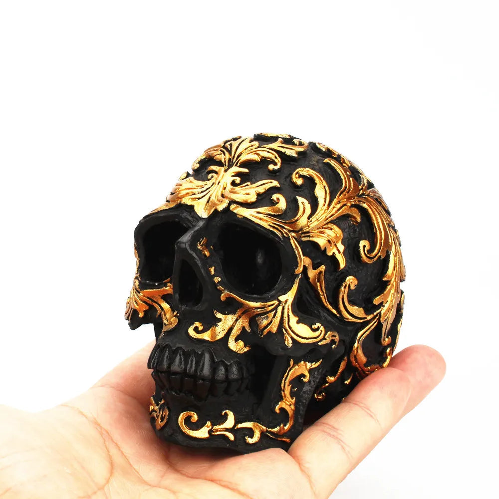 Resin Craft Black Skull