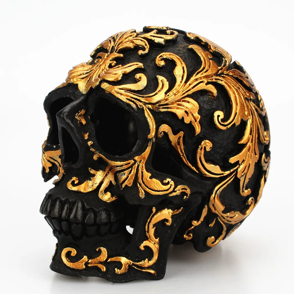 Resin Craft Black Skull