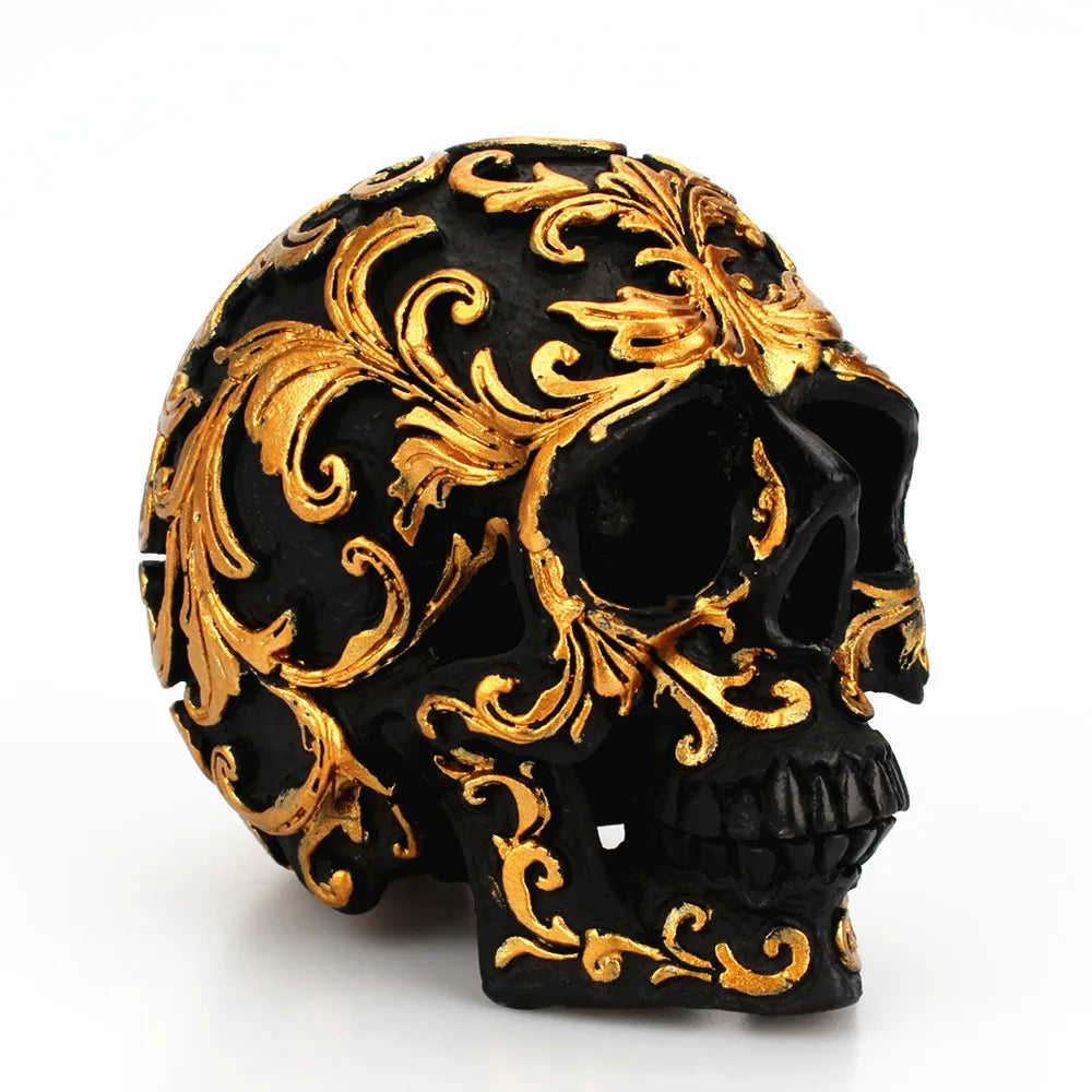 Resin Craft Black Skull