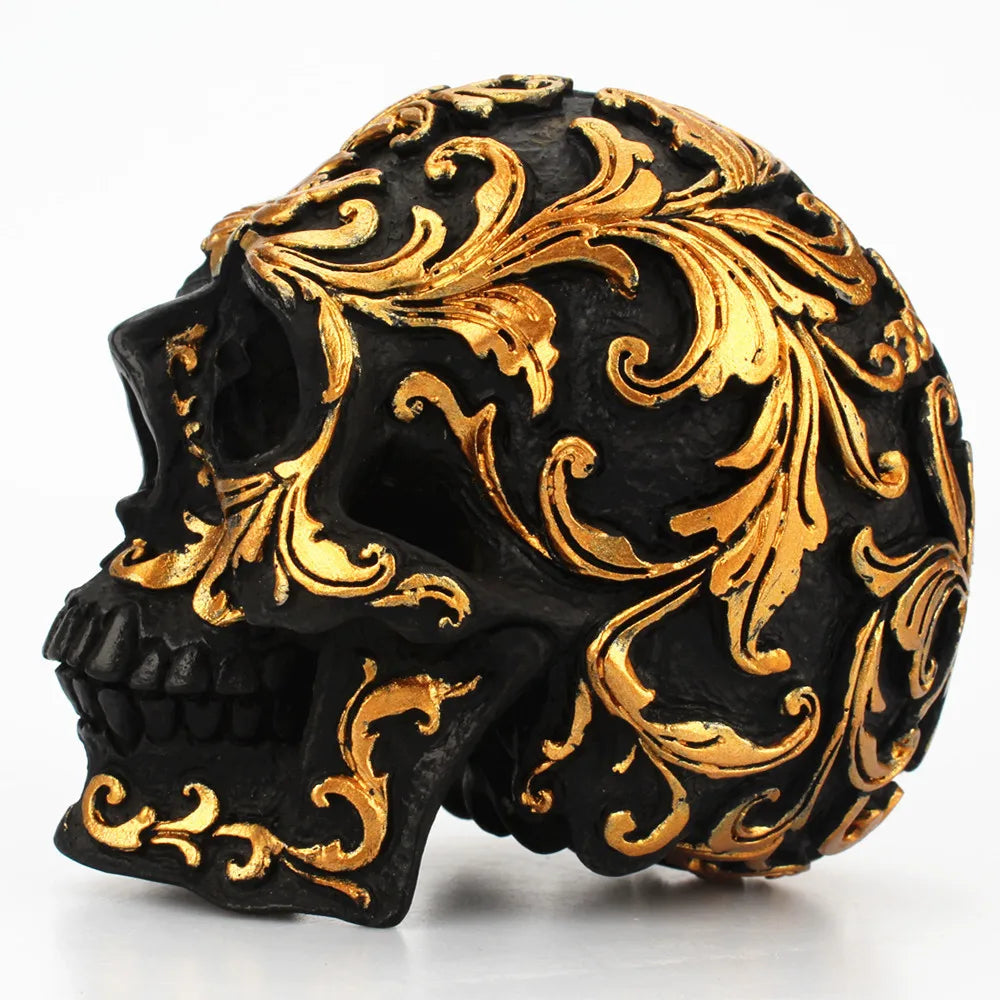 Resin Craft Black Skull