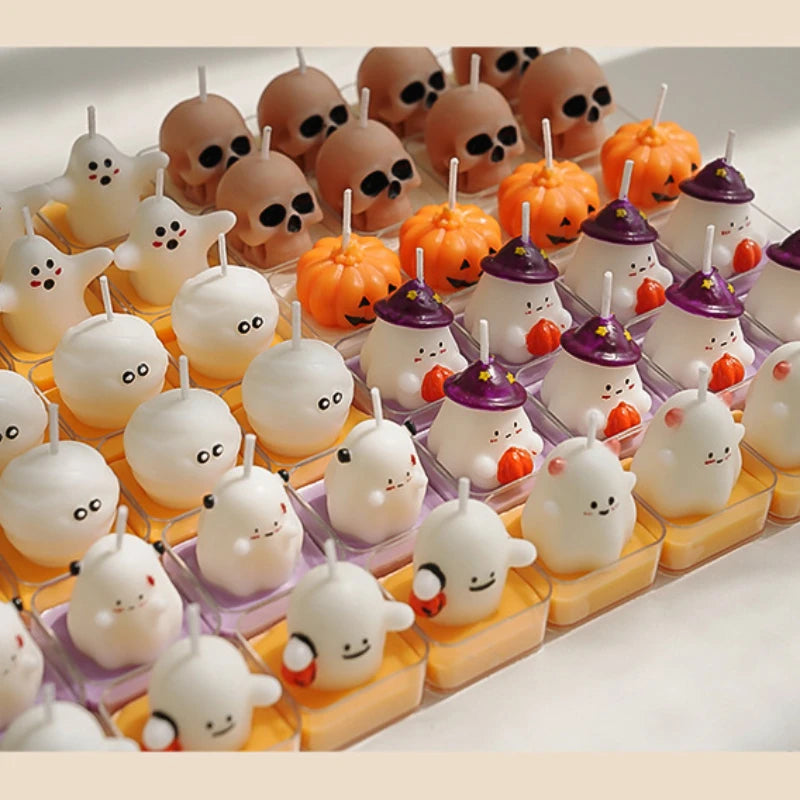 Halloween Fun Scented Candles - Handmade Decor for Home