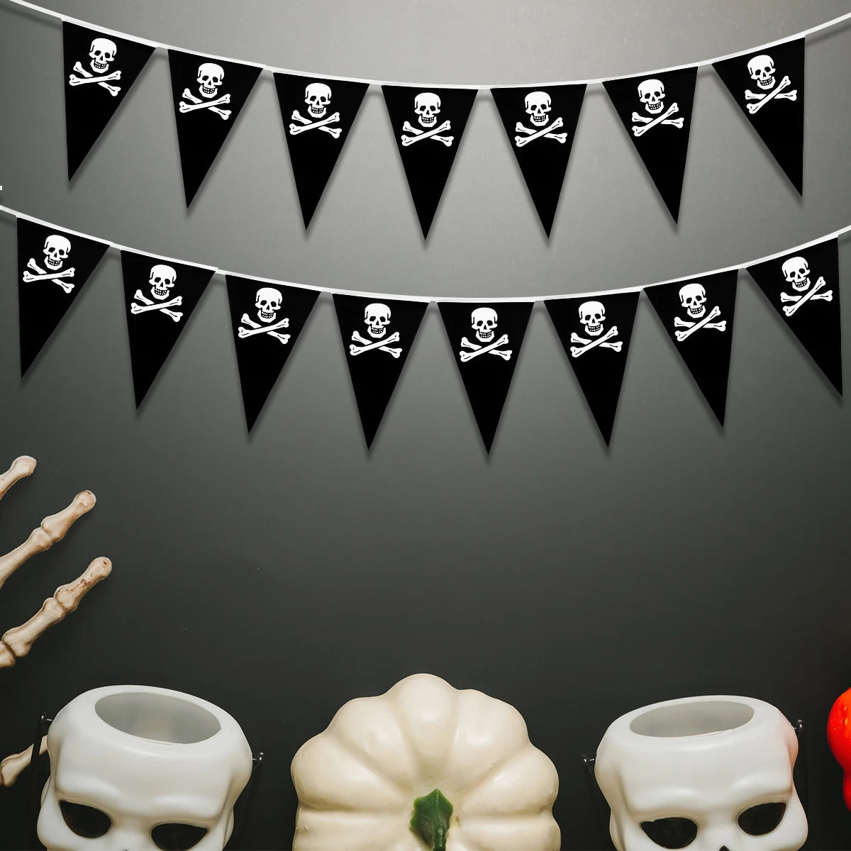 5m Halloween Pirate Banners