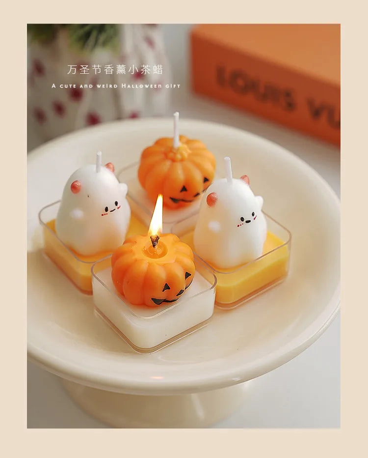 Halloween Fun Scented Candles - Handmade Decor for Home