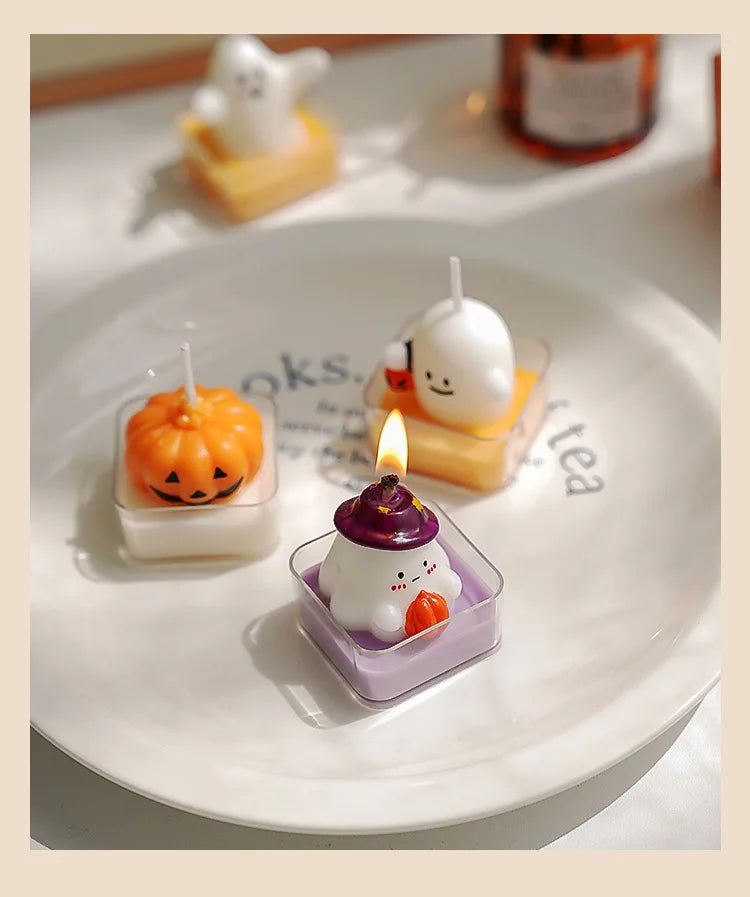 Halloween Fun Scented Candles - Handmade Decor for Home
