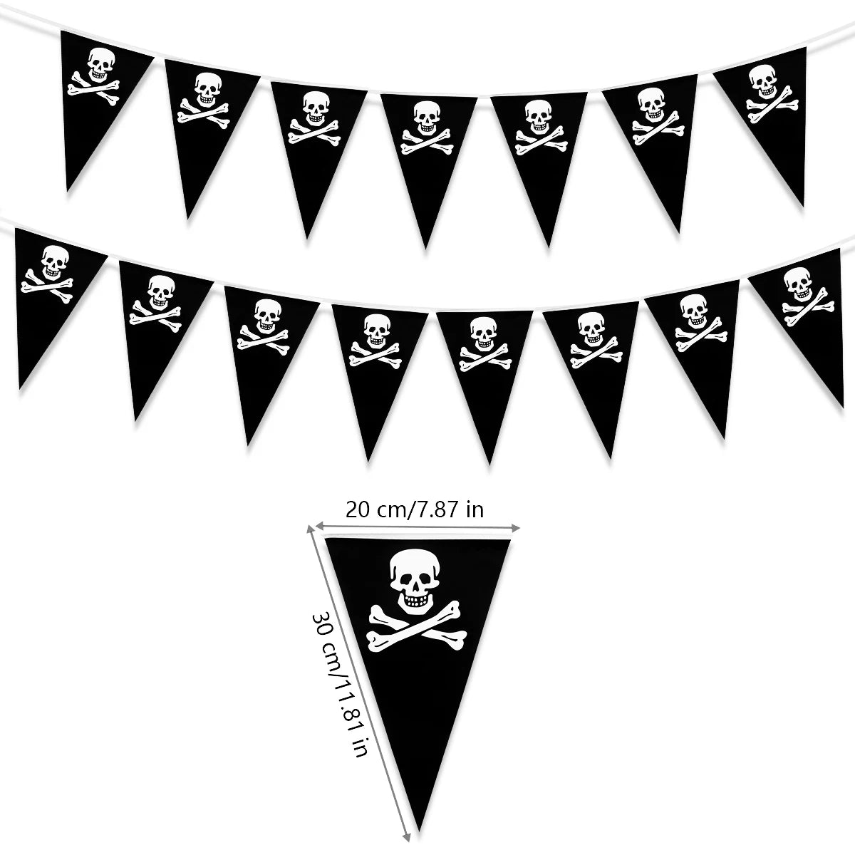 5m Halloween Pirate Banners