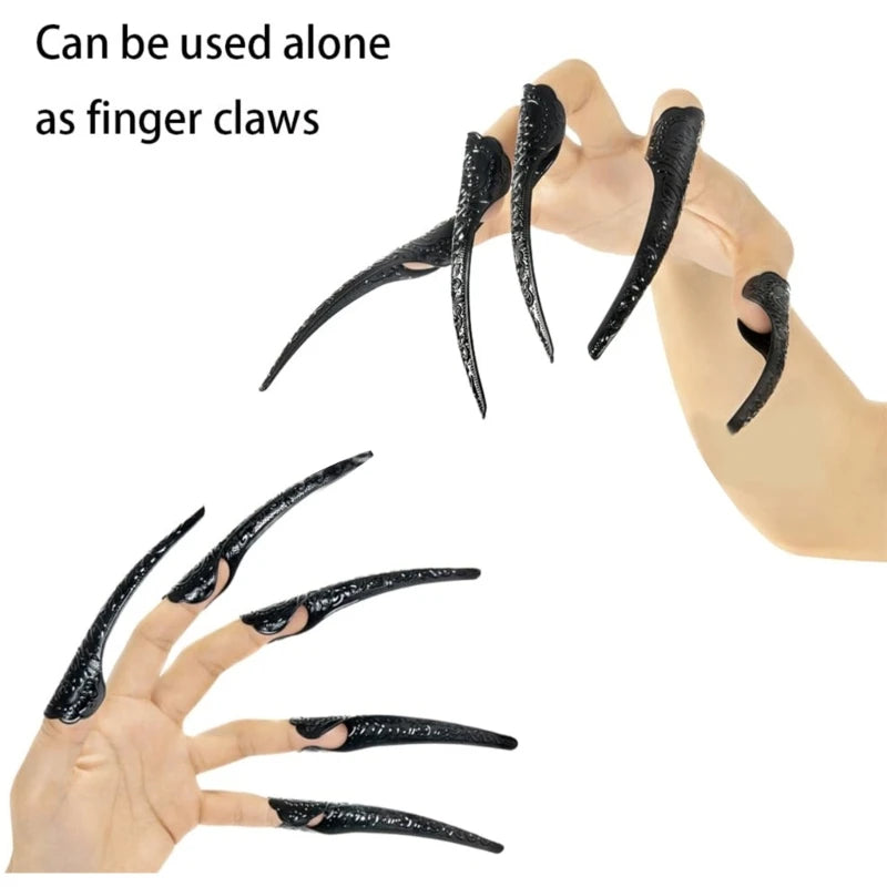Scary Long Nails Gloves Cosplay Party Costume