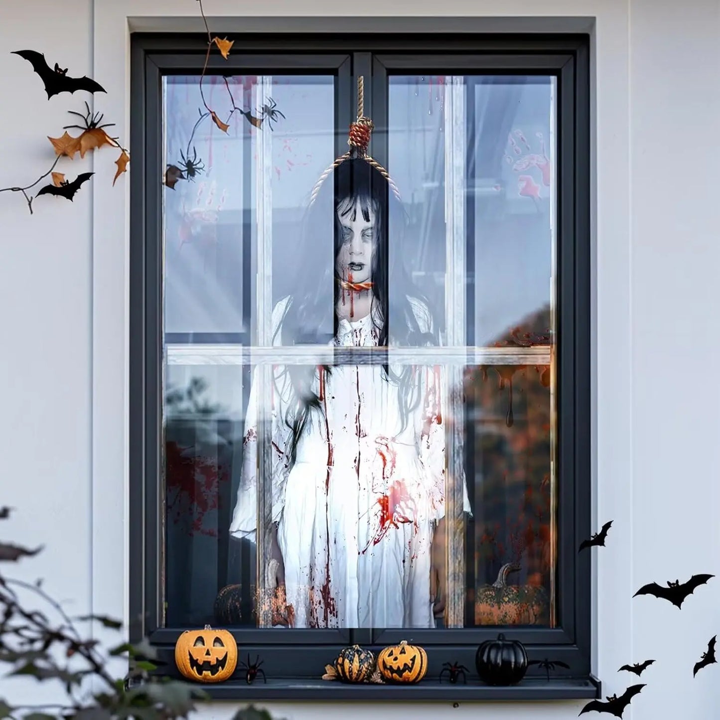 Halloween Window Cover Decorations