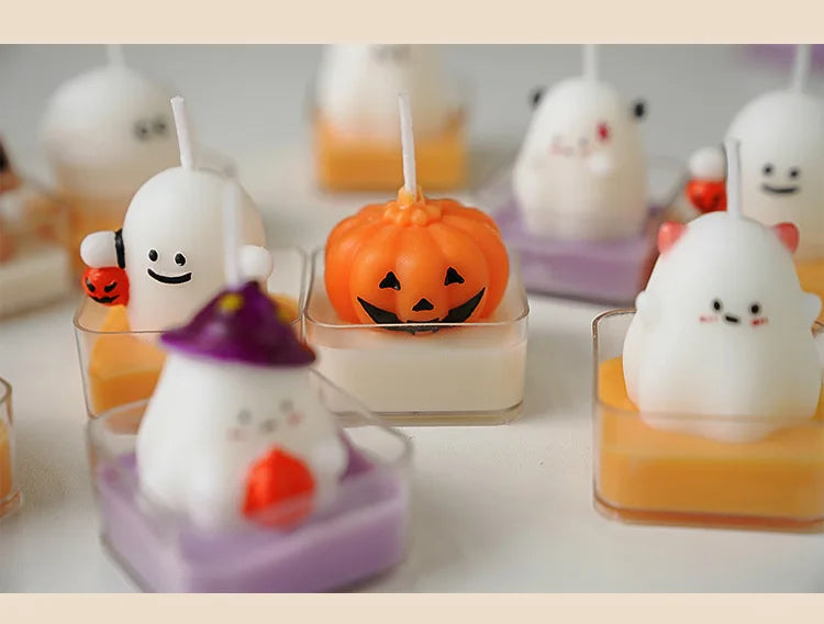 Halloween Fun Scented Candles - Handmade Decor for Home