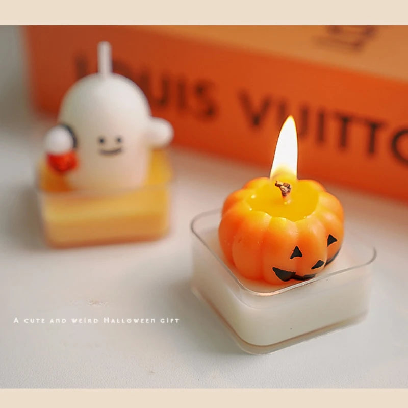Halloween Fun Scented Candles - Handmade Decor for Home