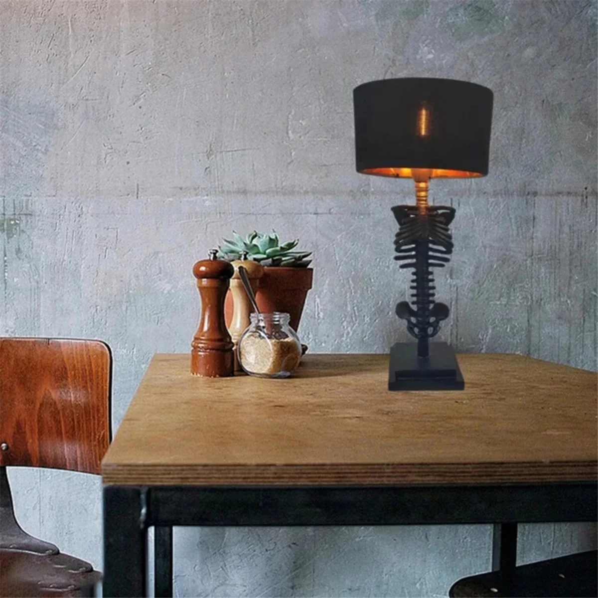 Halloween Skull Lamp