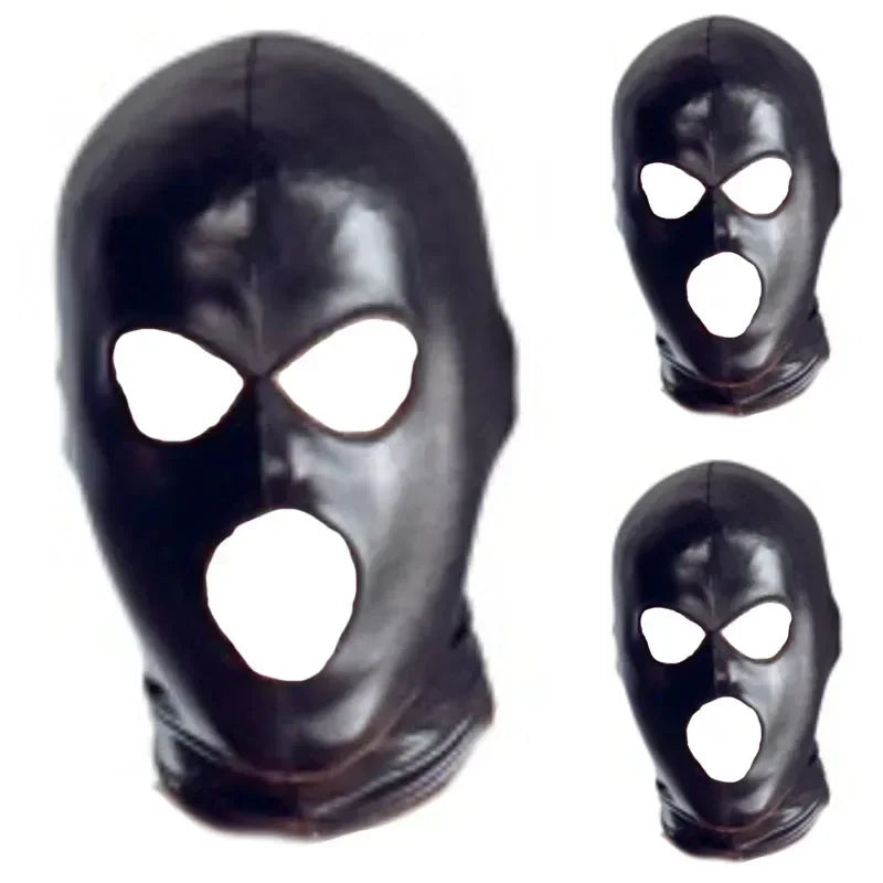 Cosplay Wetlook Hood Head Latex Mask