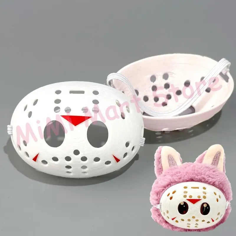 For 17cm Labubu Mask Doll Accessories