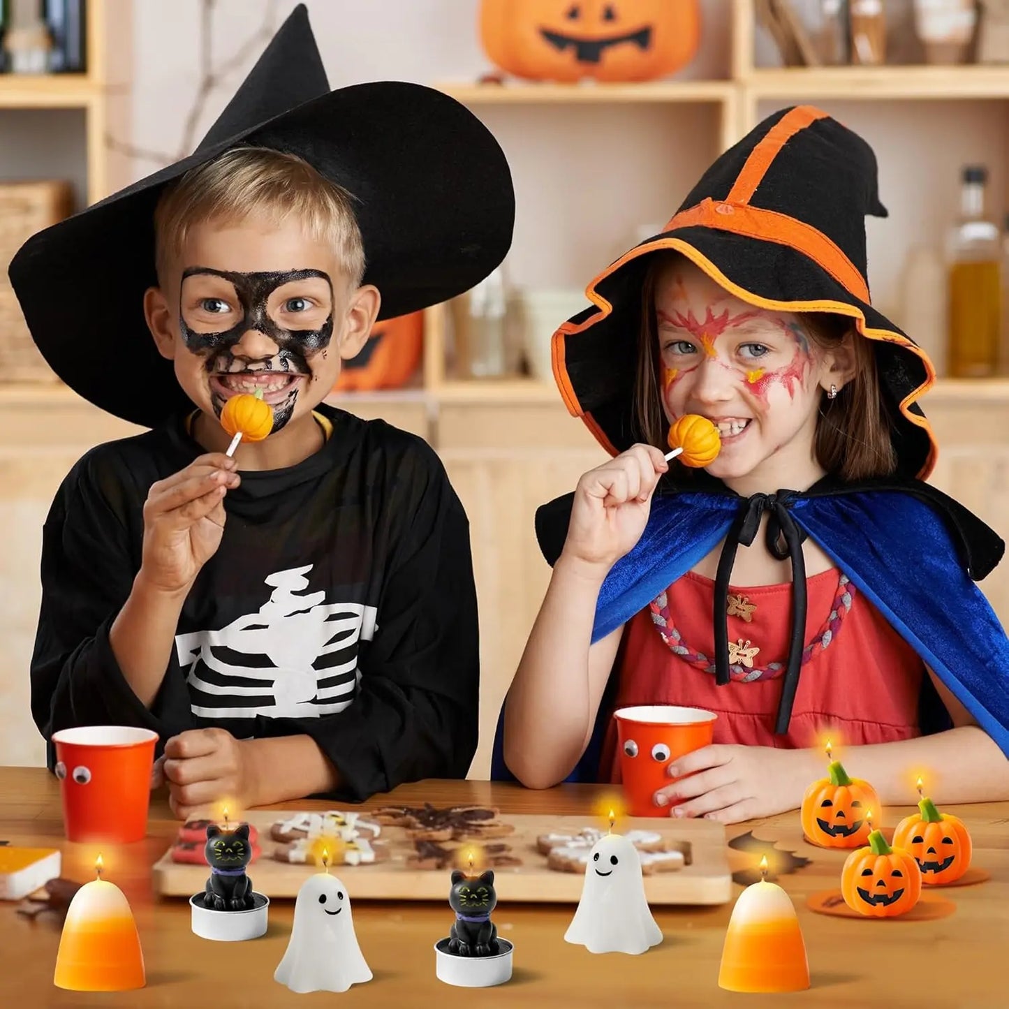 Halloween Fun Scented Candles - Handmade Decor for Home