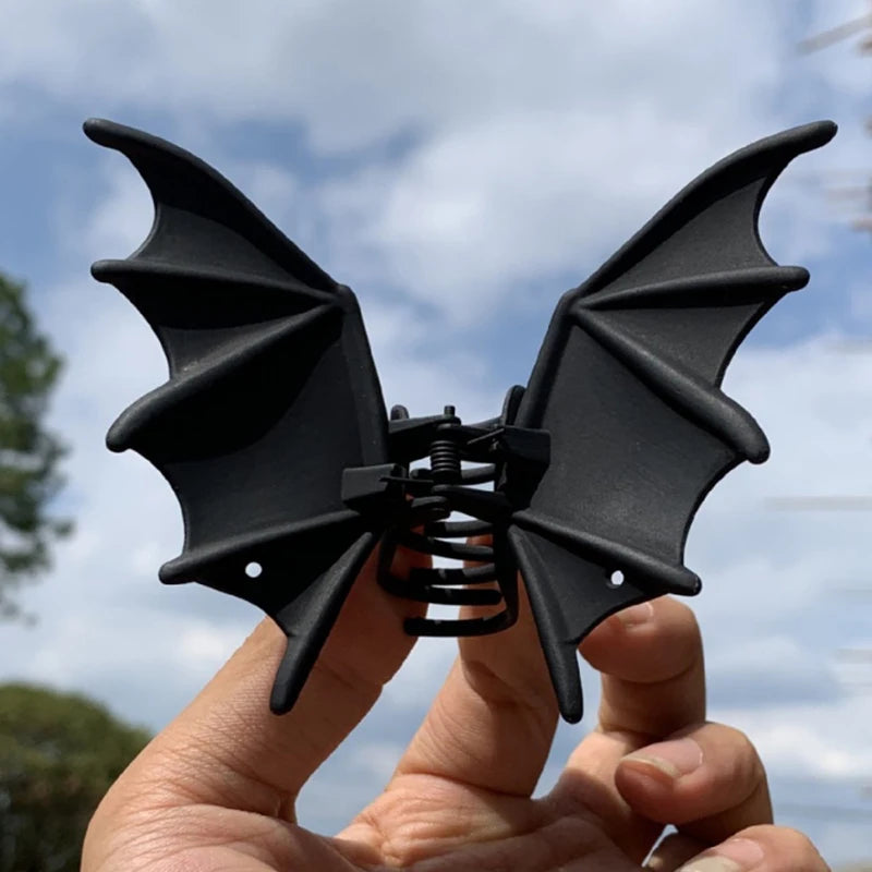 1 Piece Halloween Hair Accessories Metal Bat