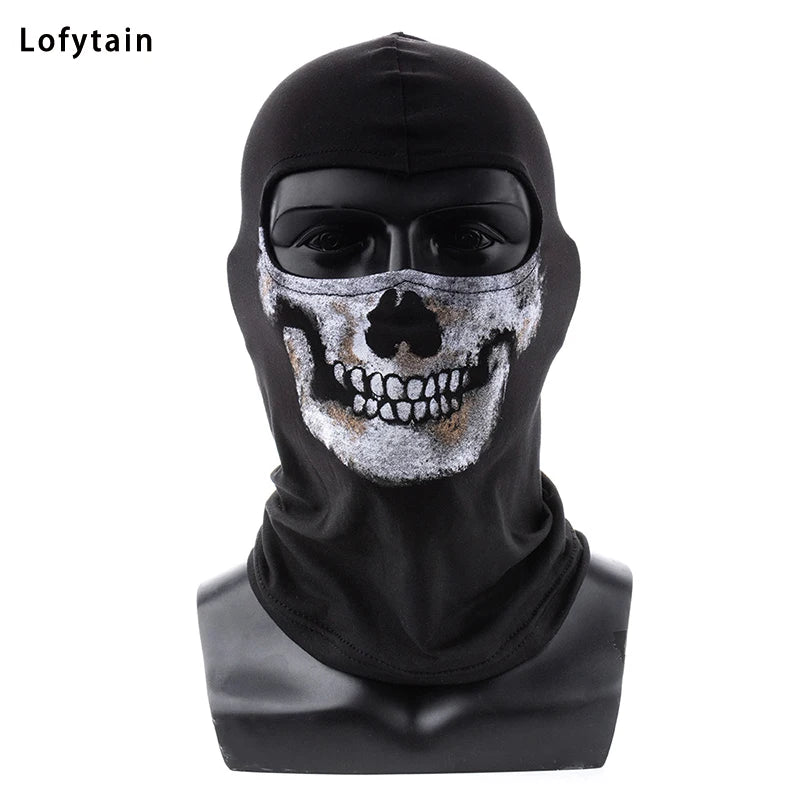 Lofytain COD:MW2 Ghost Skull Balaclava Ghost