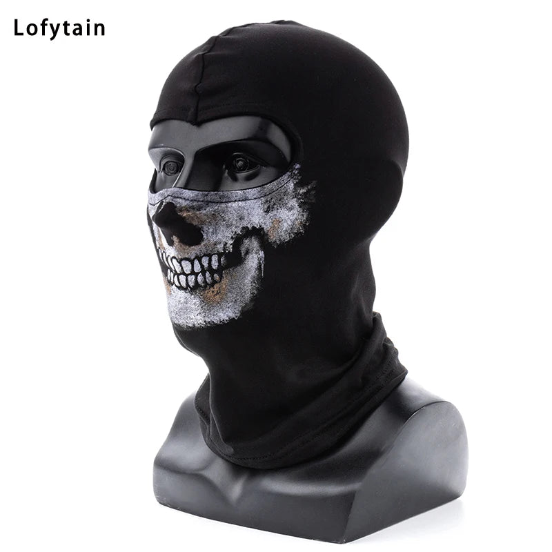 Lofytain COD:MW2 Ghost Skull Balaclava Ghost