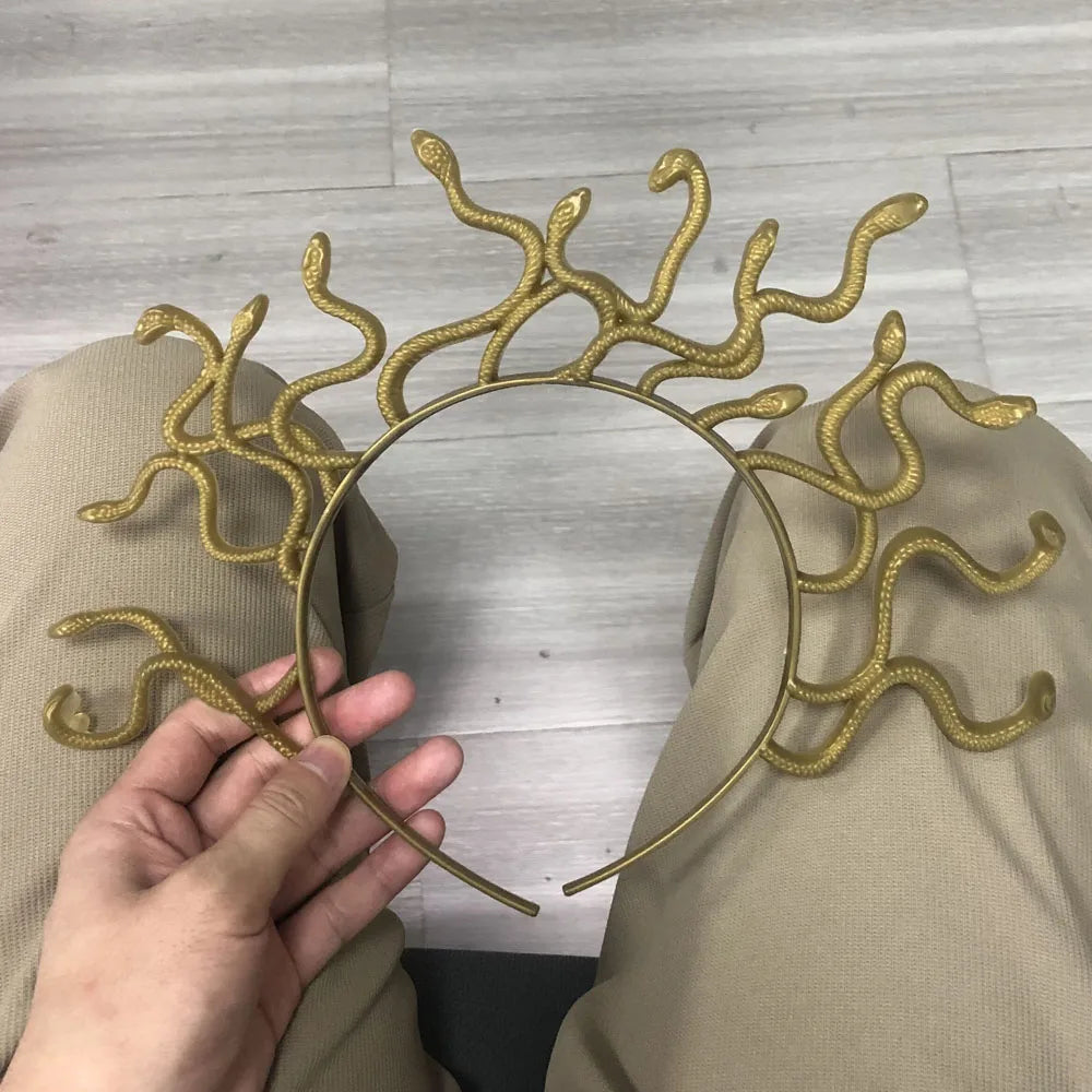 Women Medusa Snake Shape Headpiece