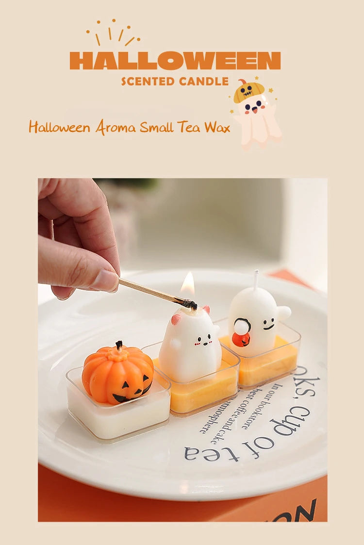 Halloween Fun Scented Candles - Handmade Decor for Home