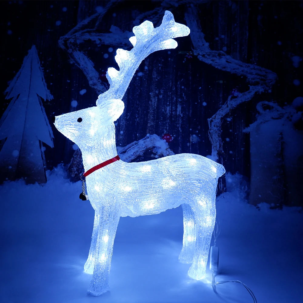 60cm 3D Acrylic LED Large Reindeer Elk