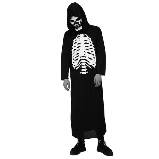 Skeleton Bone Costume Glow In The Dark - Festivewarehouse™