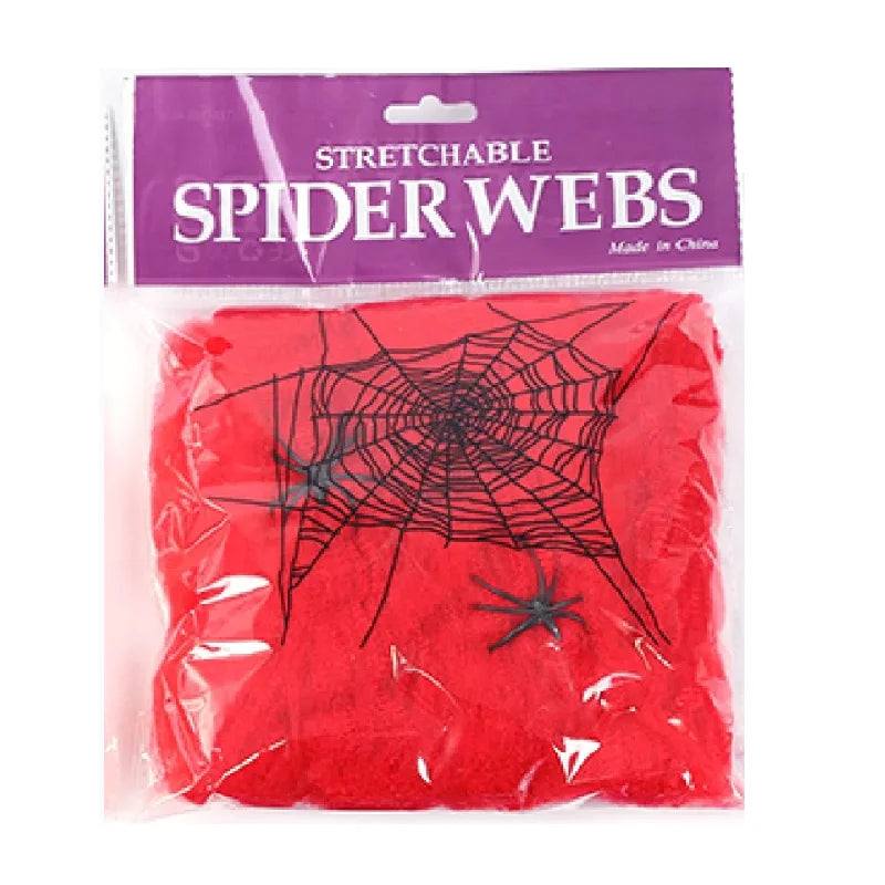 White Stretchy Cobweb Spider