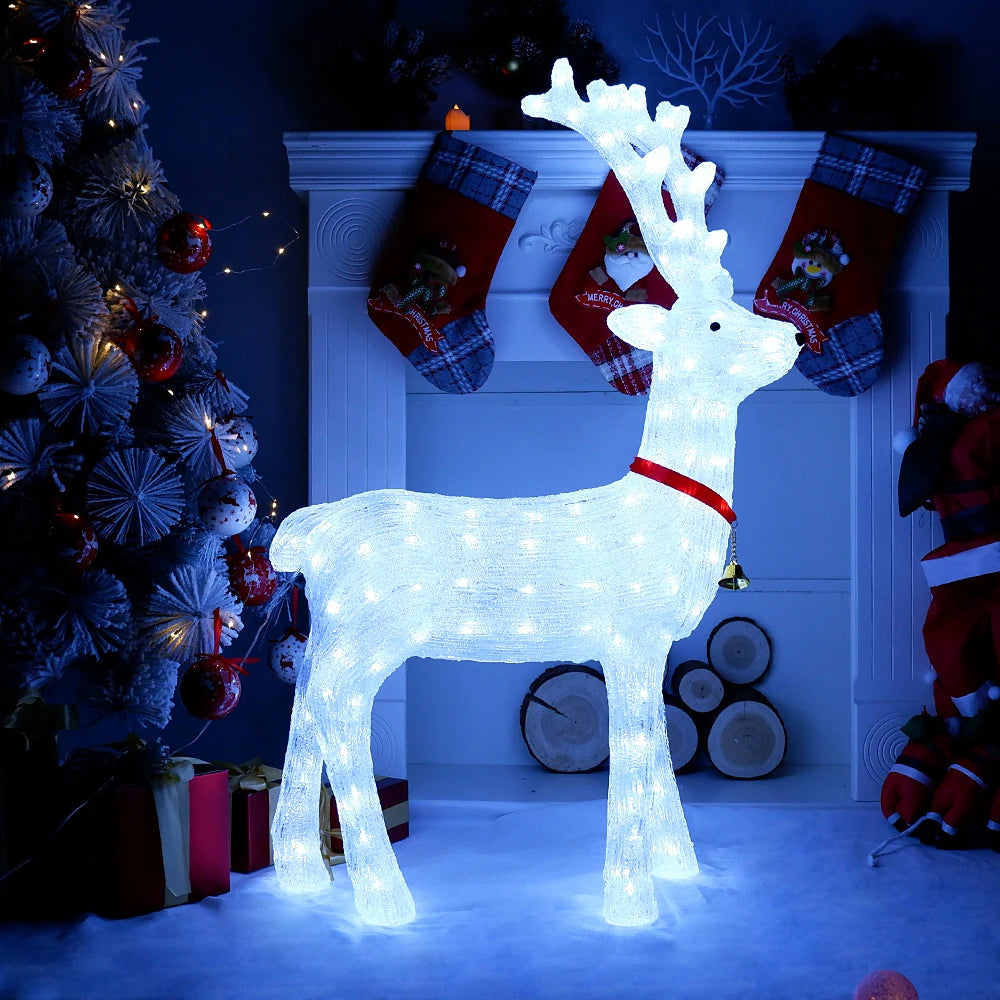 60cm 3D Acrylic LED Large Reindeer Elk