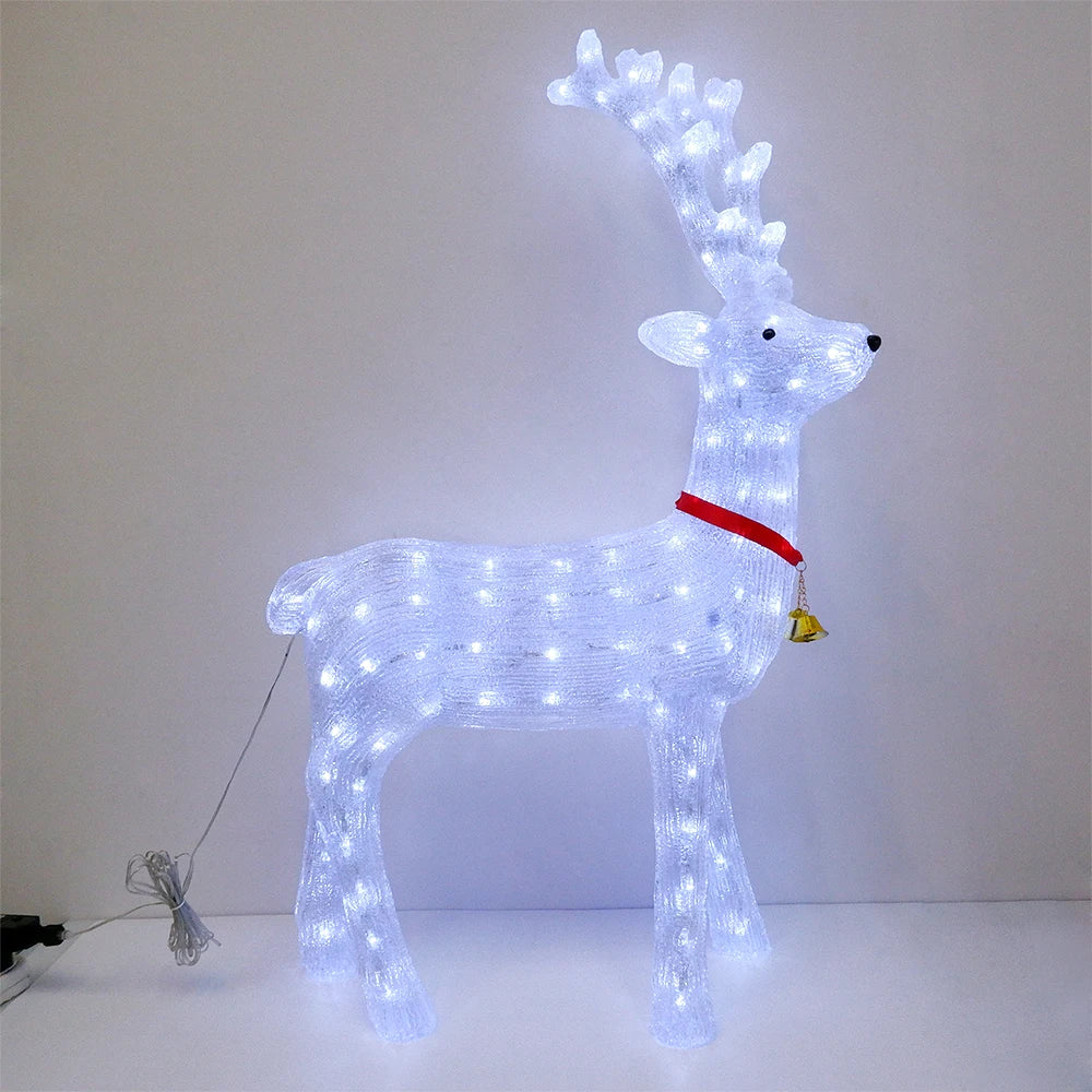 60cm 3D Acrylic LED Large Reindeer Elk