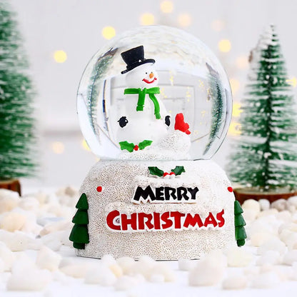 Glass Snow Globe Display Crystal Ball  Christmas Ornaments