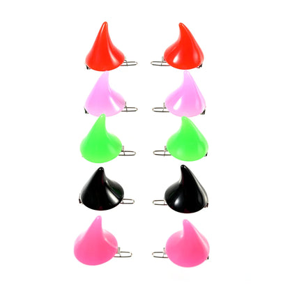 Small Demon OX Horn Hairpins 2Pcs - Festivewarehouse™