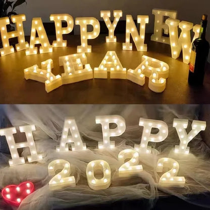 Alphabet Letter LED Lights