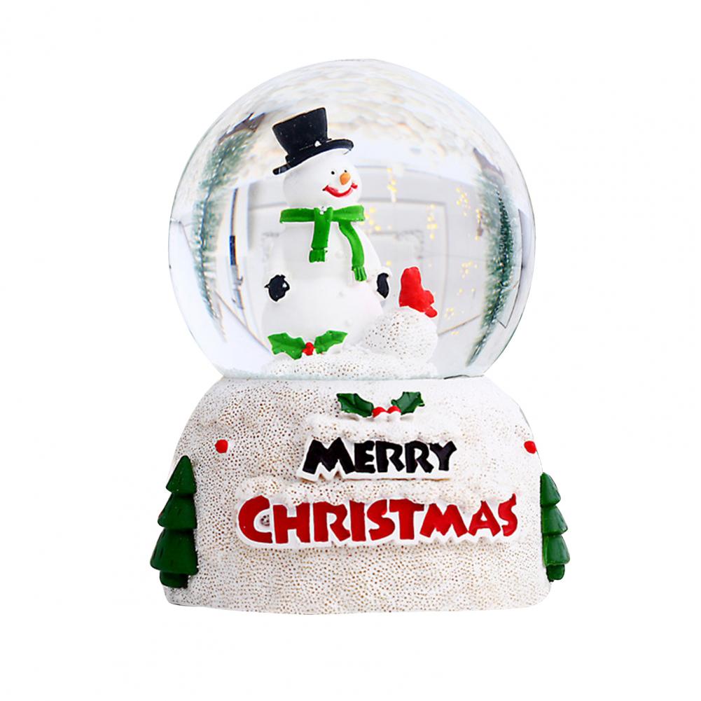 Glass Snow Globe Display Crystal Ball  Christmas Ornaments