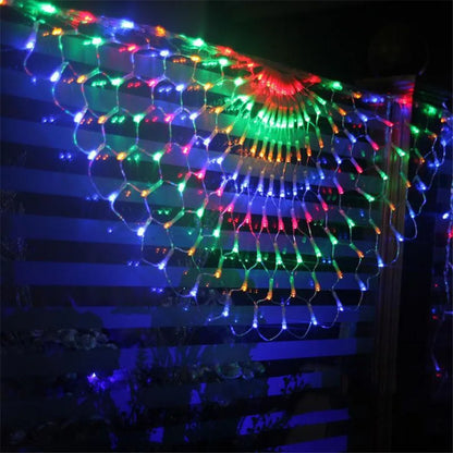 Thrisdar 3M 424LED 3pcs Peacock String Lights