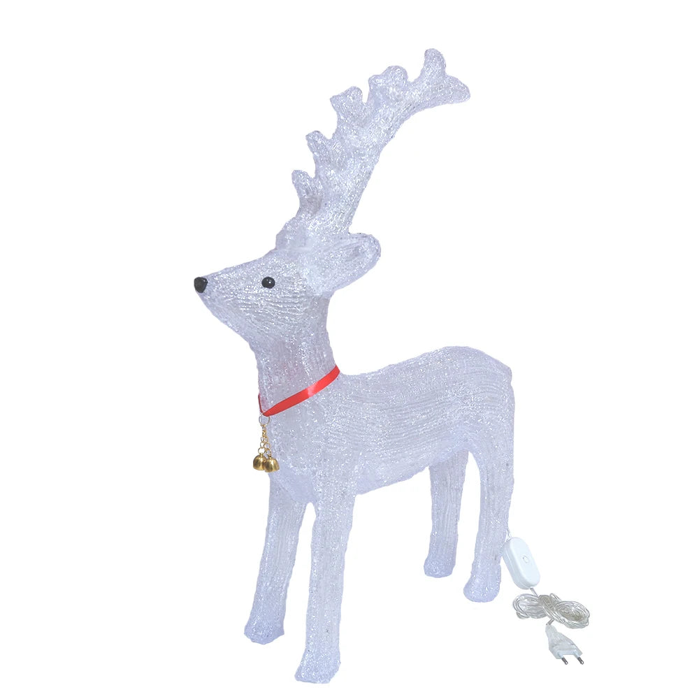 60cm 3D Acrylic LED Large Reindeer Elk