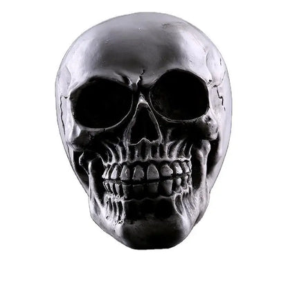 Resin Human Head Skull Statue for Home Decor