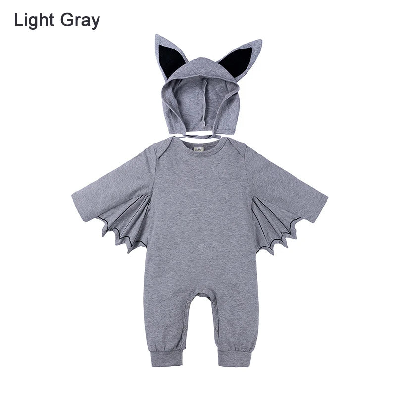 Adorable Bat Cotton Rompers for Kids