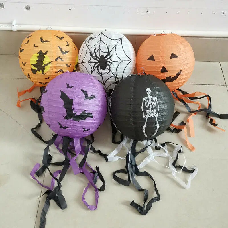 Halloween Decorations Paper Lanterns Pumpkin