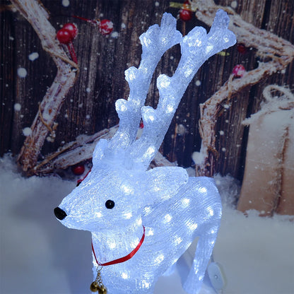 60cm 3D Acrylic LED Large Reindeer Elk