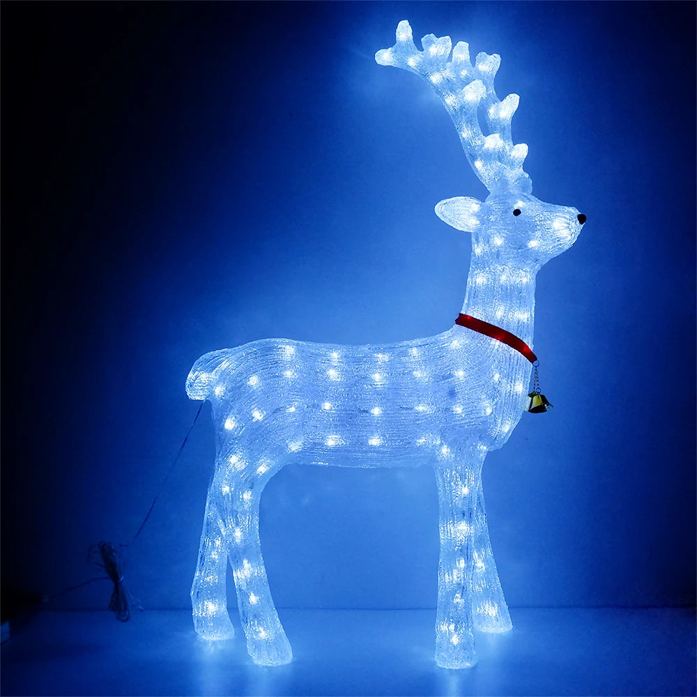 60cm 3D Acrylic LED Large Reindeer Elk