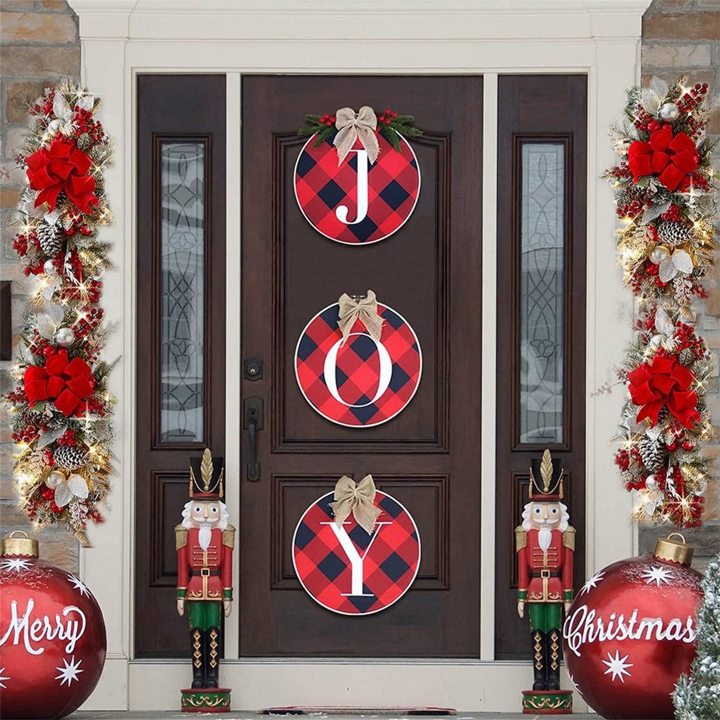 Christmas Wreath - Elegant Seasonal Decor - Decorative Wreath for Home & Holiday