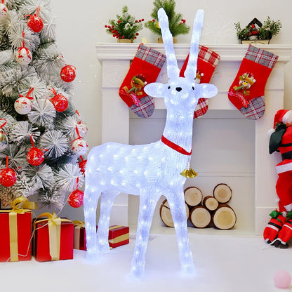 60cm 3D Acrylic LED Large Reindeer Elk