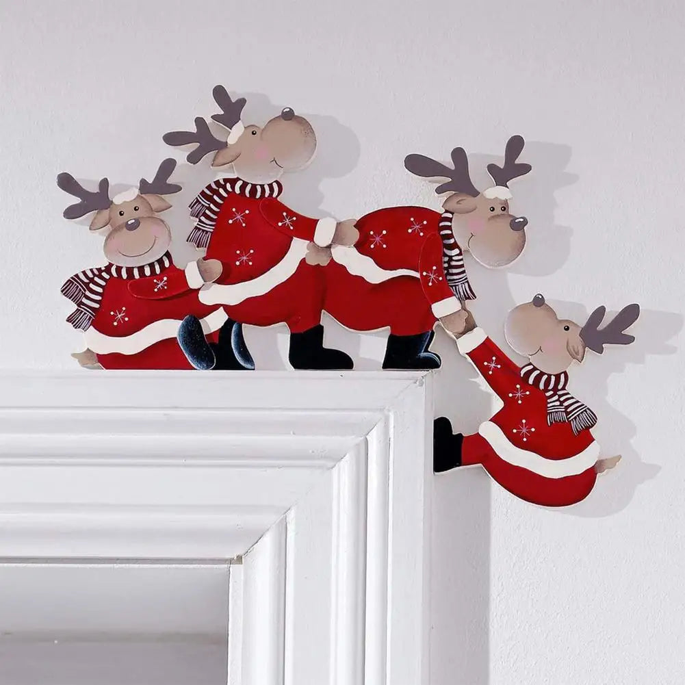 Santa Reindeers Christmas Decoration