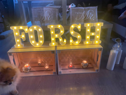 Alphabet Letter LED Lights