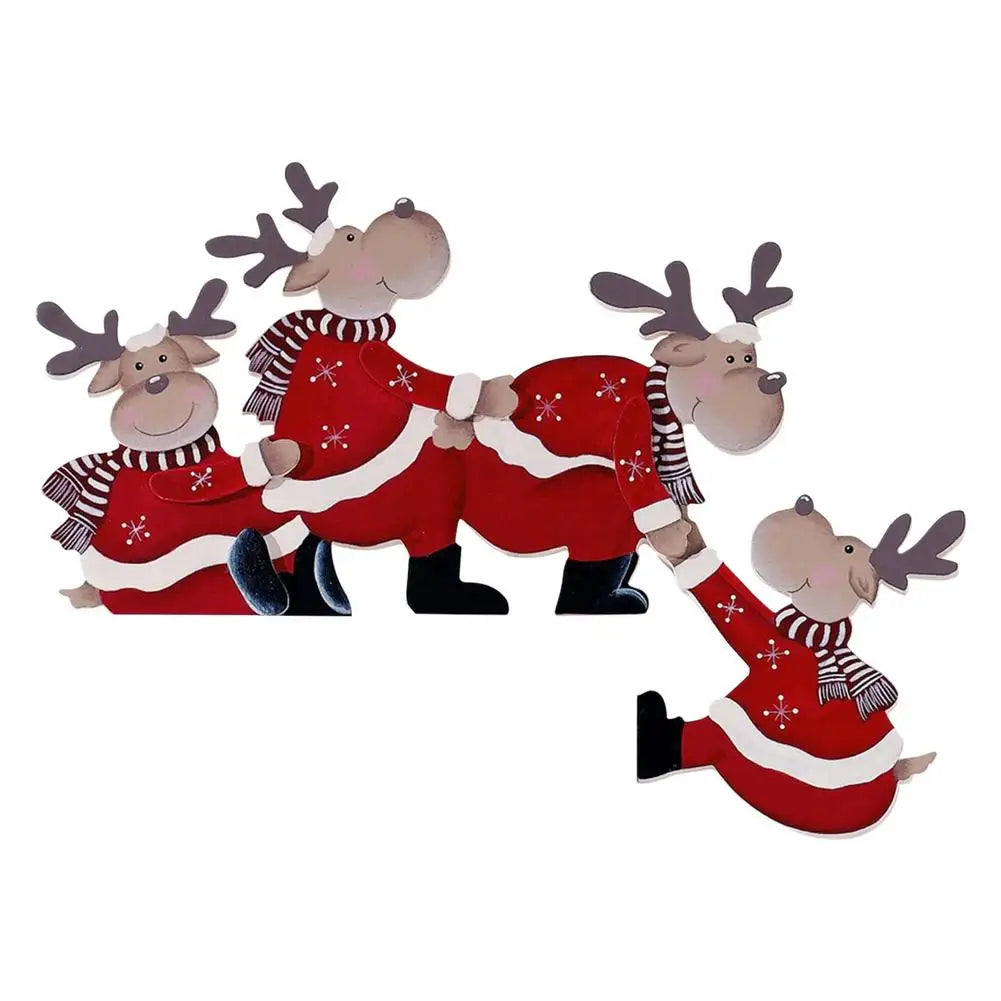 Santa Reindeers Christmas Decoration