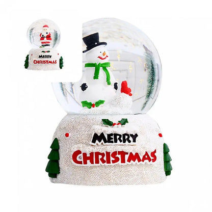 Glass Snow Globe Display Crystal Ball  Christmas Ornaments