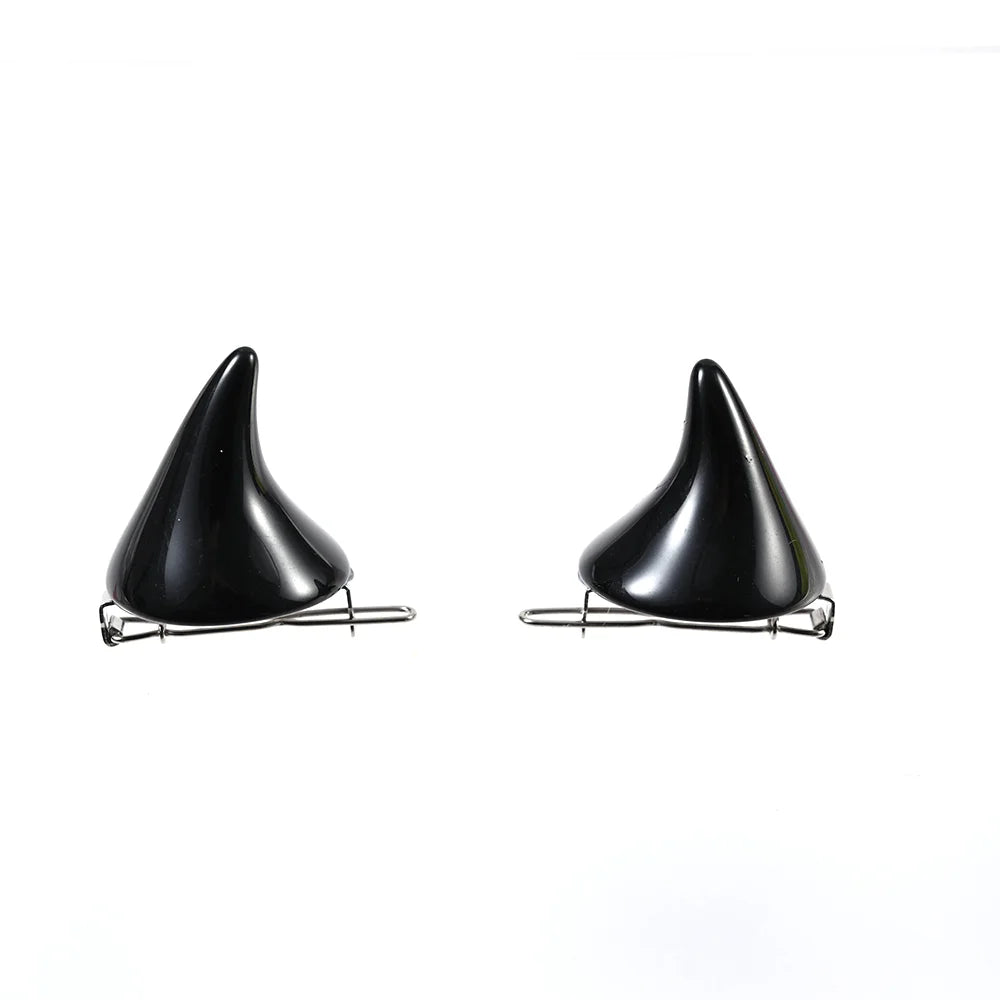 Small Demon OX Horn Hairpins 2Pcs - Festivewarehouse™