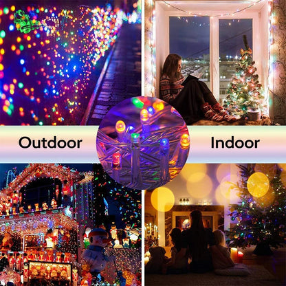 LED Christmas Light Fairy Strings Lights Outdoor Garland