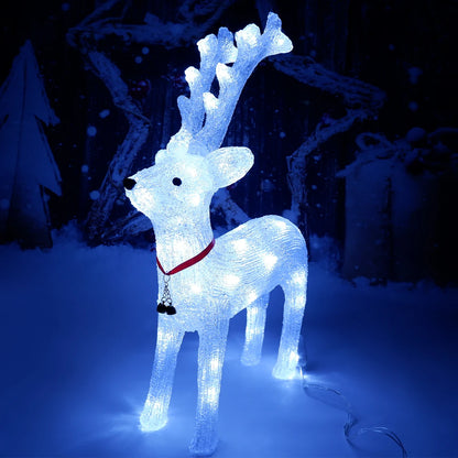 60cm 3D Acrylic LED Large Reindeer Elk