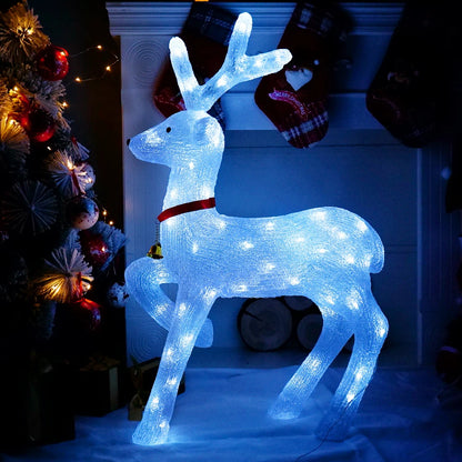 60cm 3D Acrylic LED Large Reindeer Elk