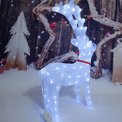 60cm 3D Acrylic LED Large Reindeer Elk