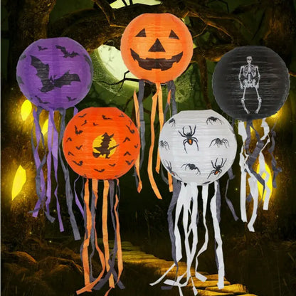 Halloween Decorations Paper Lanterns Pumpkin